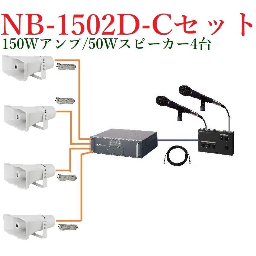 ユニペックス DC12V 150W車載用電力アンプ(受注生産) NB-1502D+
