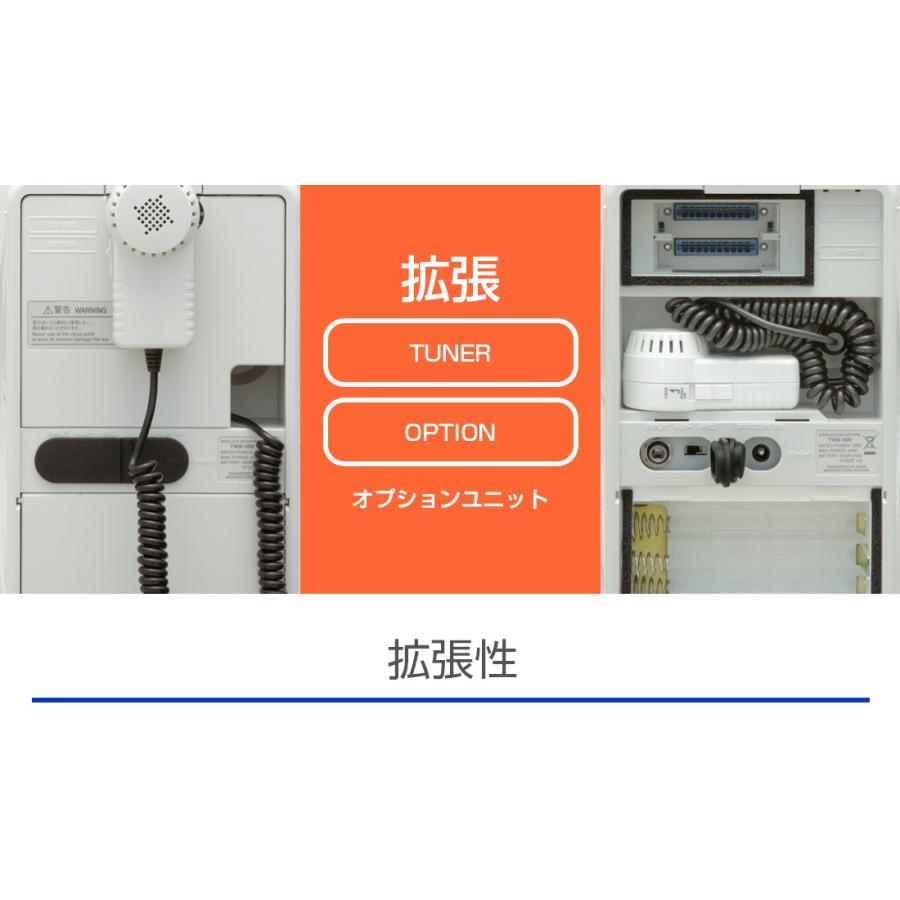 ユニペックス 防滴スーパーワイヤレスメガホンセット/チューナー内蔵