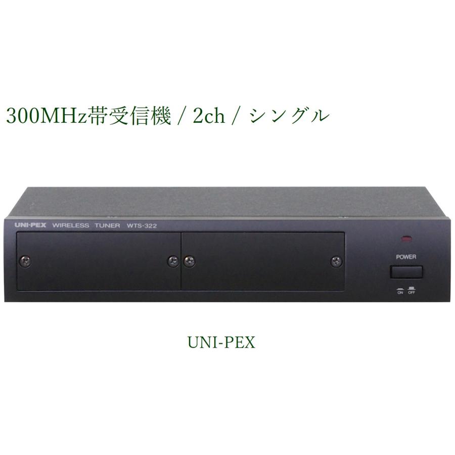 ユニペックス ワイヤレス受信機（300MHz帯/シングル）＜代引不可＞ WTS 