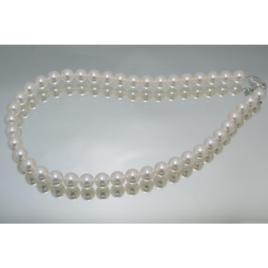 9.5mm 花珠鑑別書付き パールネックレス あこや 真珠 9.5mm〜10.0mm 冠  