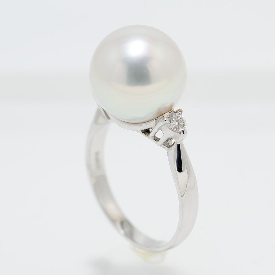 パールリング 指輪 南洋白蝶真珠 12mmUP パール プラチナリング 指輪 真珠総合研究所のWhite Lip花珠鑑定鑑別書つき　 |  | 01
