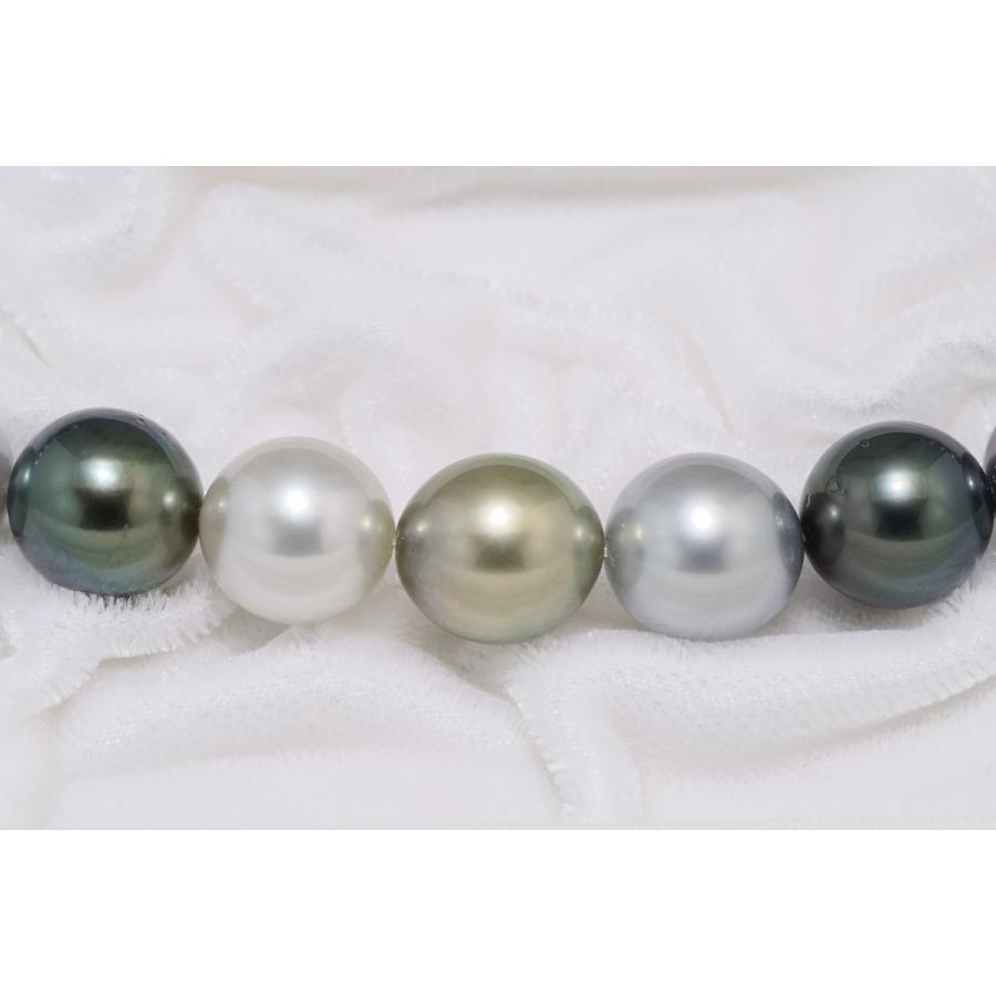黒蝶真珠 マルチカラー 黒真珠 10mmX11.5mm ネックレス グリーン 黒蝶真珠 マルチカラー 黒真珠 10mmX11.5mm ネックレス グリーン
