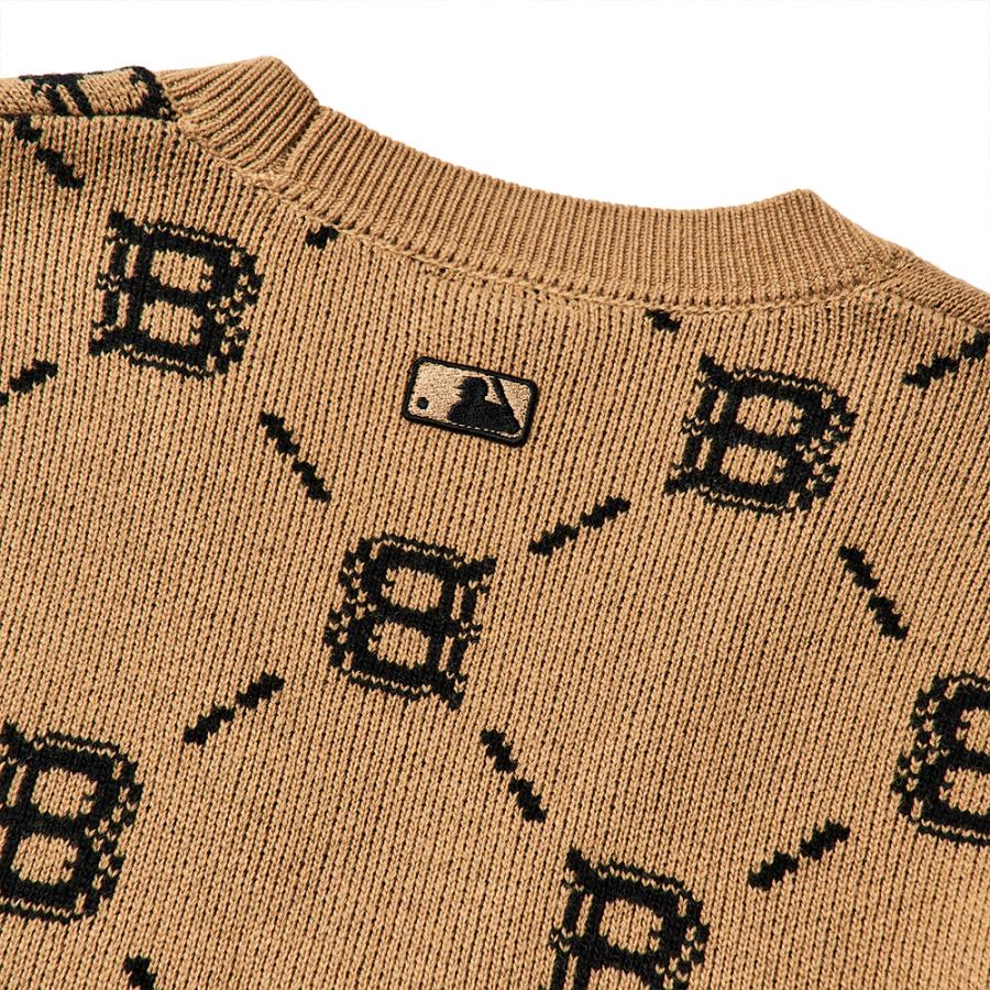 当日出荷 人気 Mlb Korea エムエルビーコリア Monogram Dia Cardigan トップス カーディガン B Ny D Beige 3aktm0214 43bgd 気質アップ Istx Edu Ec