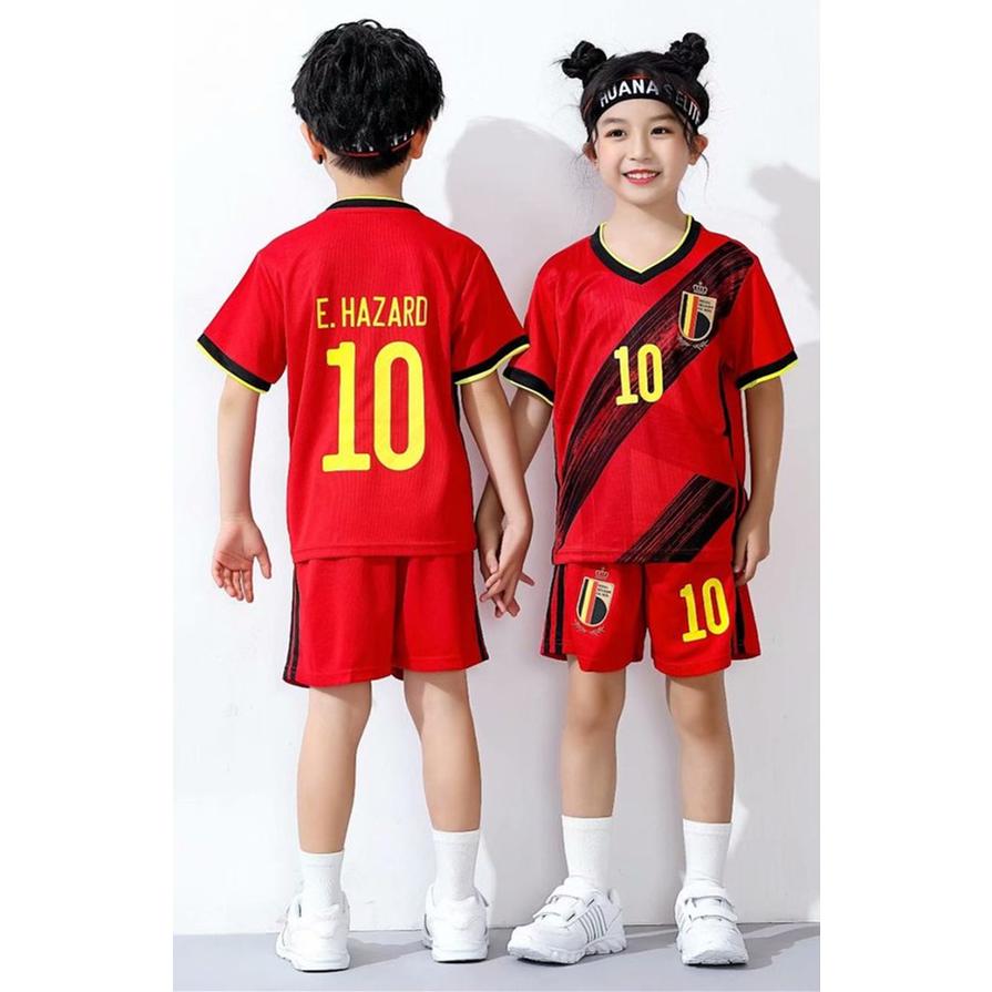 0169 ベルギー代表 21年 ホーム 10 上下着 子供用 ノーブランド品のレプリカサッカーユニフォーム 0169 横山スポーツ用品店 通販 Yahoo ショッピング