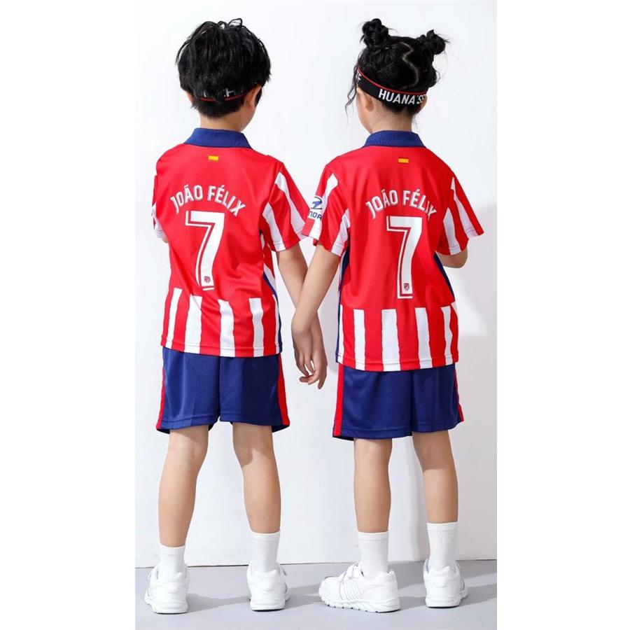 ショップ 2523 アトレティコ マドリード 21年 ホーム 7 上下着 子供用 半袖 レプリカサッカーユニフォーム Cisama Sc Gov Br
