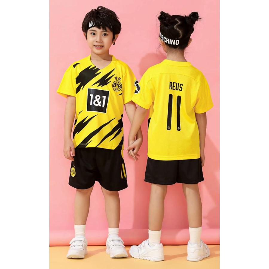 F43 ボルシア ドルトムント 11 21年 ホーム 上下着 子供用 半袖 レプリカサッカーユニフォーム 2f 横山スポーツ用品店 通販 Yahoo ショッピング