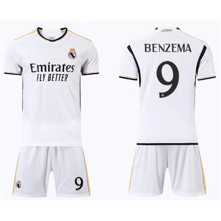 A326 レアルマドリード 2023/2024年 ホーム ＃9 BENZEMA 大人用、子供