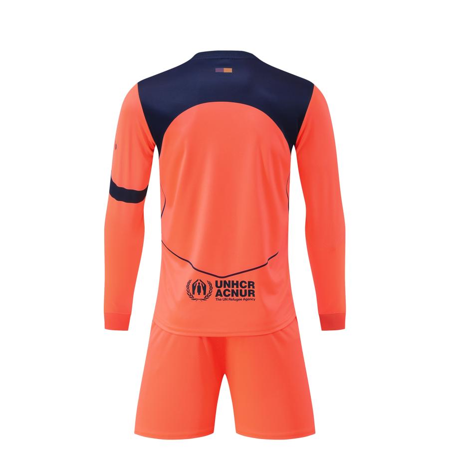 A518 サッカーユニフォーム バルセロナ 2025-2026年 アウェイ2 長袖