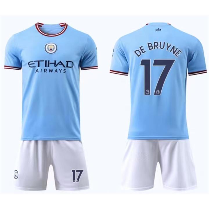 60 マンチェスターシティー 22 23年 ホーム 17 De Bruyne 大人用 子供用半袖 上下着 ノーブランド品のレプリカサッカーユニフォーム 60 横山スポーツ用品店 通販 Yahoo ショッピング