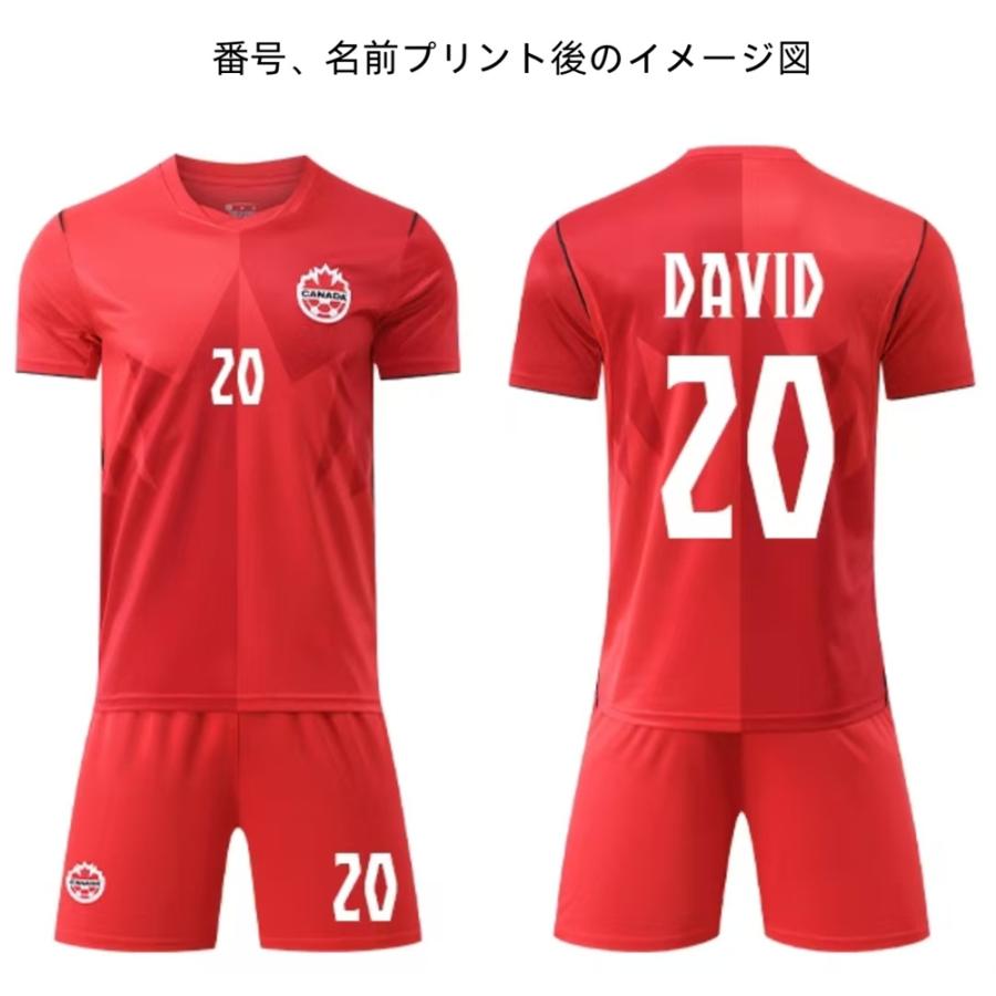 【タグ付き新品】サッカーカナダ代表　ユニフォーム B99 カナダ代表サッカーユニフォーム 2026-2030年ホーム 大人用 子供用