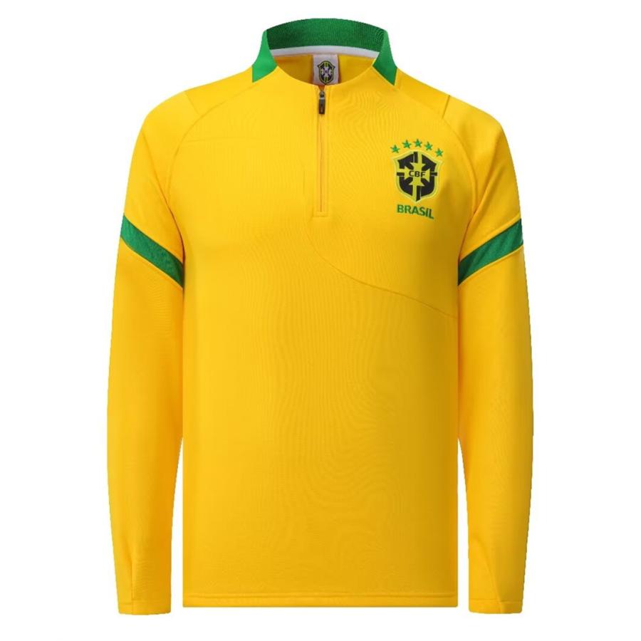 D31 ブラジル代表 長袖 上下着 大人用, 子供用 練習サッカー