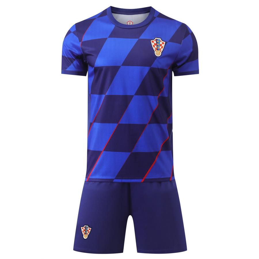 H78 クロアチア代表サッカーユニフォーム 2024-2026年 アウェイ 大人用