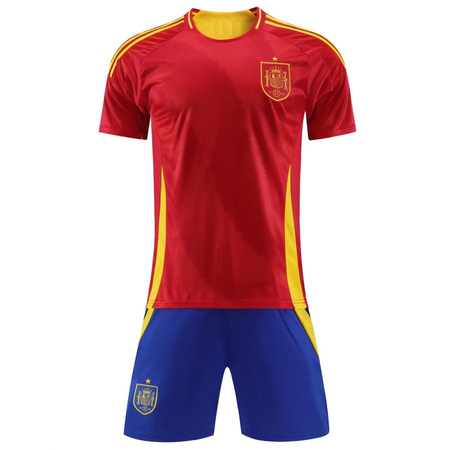 H83 スペイン代表サッカーユニフォーム 2024-2026年ホーム 大人用 子供