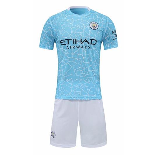 マンチェスターシティー 19 年 ホーム 上下着 大人用 半袖 レプリカサッカーユニフォーム 5着からの注文で 1970円 1着です Mc18 19 横山スポーツ用品店 通販 Yahoo ショッピング