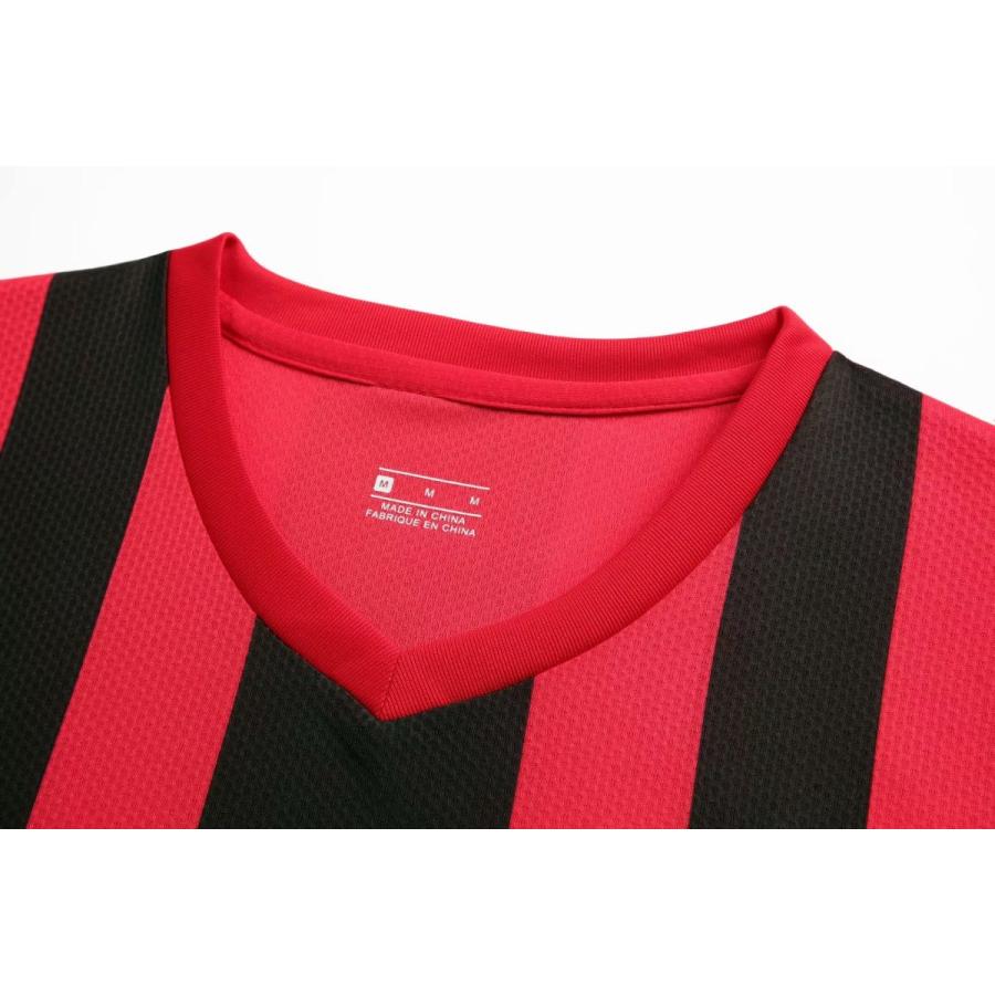 Y04 Acミラン 21 22年 ホーム ノーブランド品のレプリカサッカーユニフォーム 上下着 子供用半袖 大人用 感謝価格