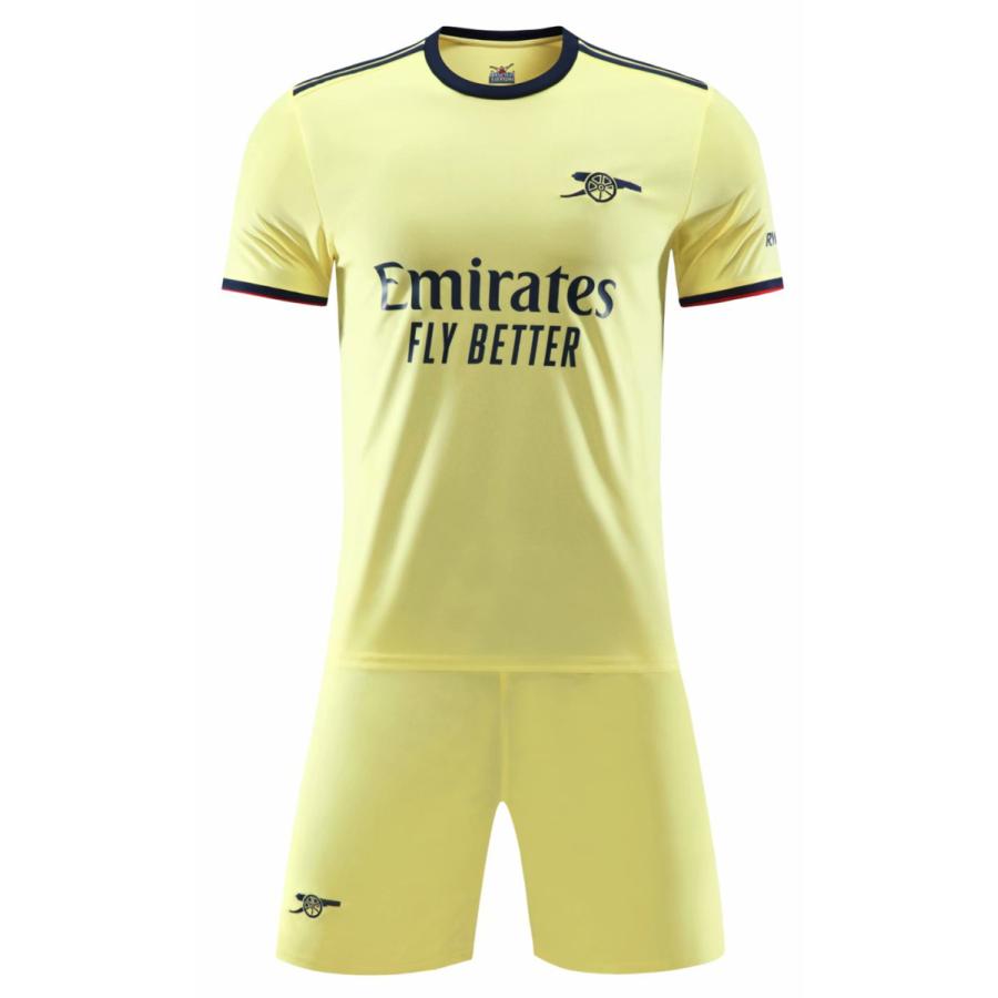 Y48 アーセナル 21 22年 アウェイ 上下着 子供用 半袖 ノーブランド品のレプリカサッカーユニフォーム 40 Offの激安セール