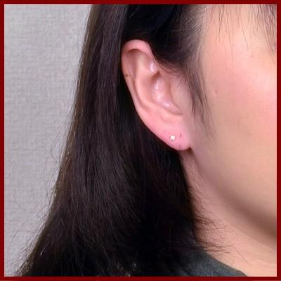 エントリーでP10倍 K18天然オパールピアス【オパール】【ピアス 