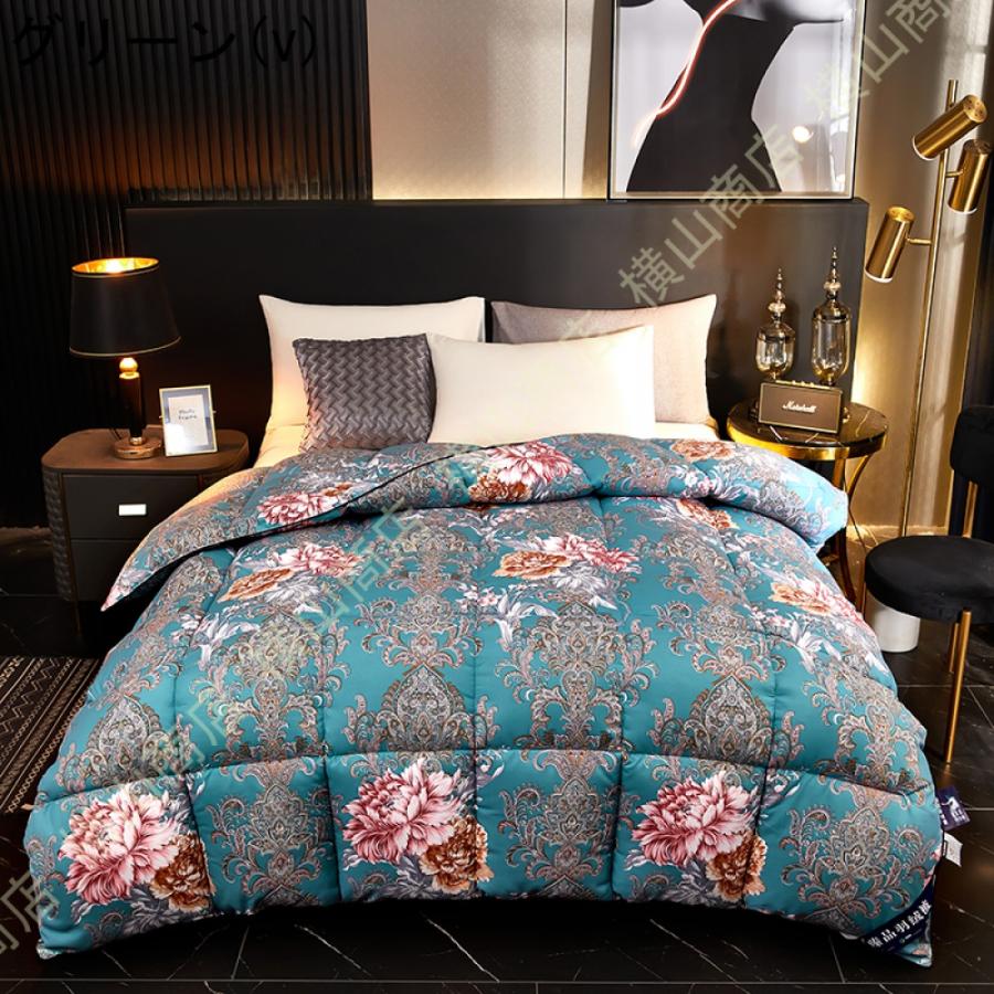 素晴らしい価格 イヴ サンローラン 羽毛 肌掛け布団 2枚組 西川