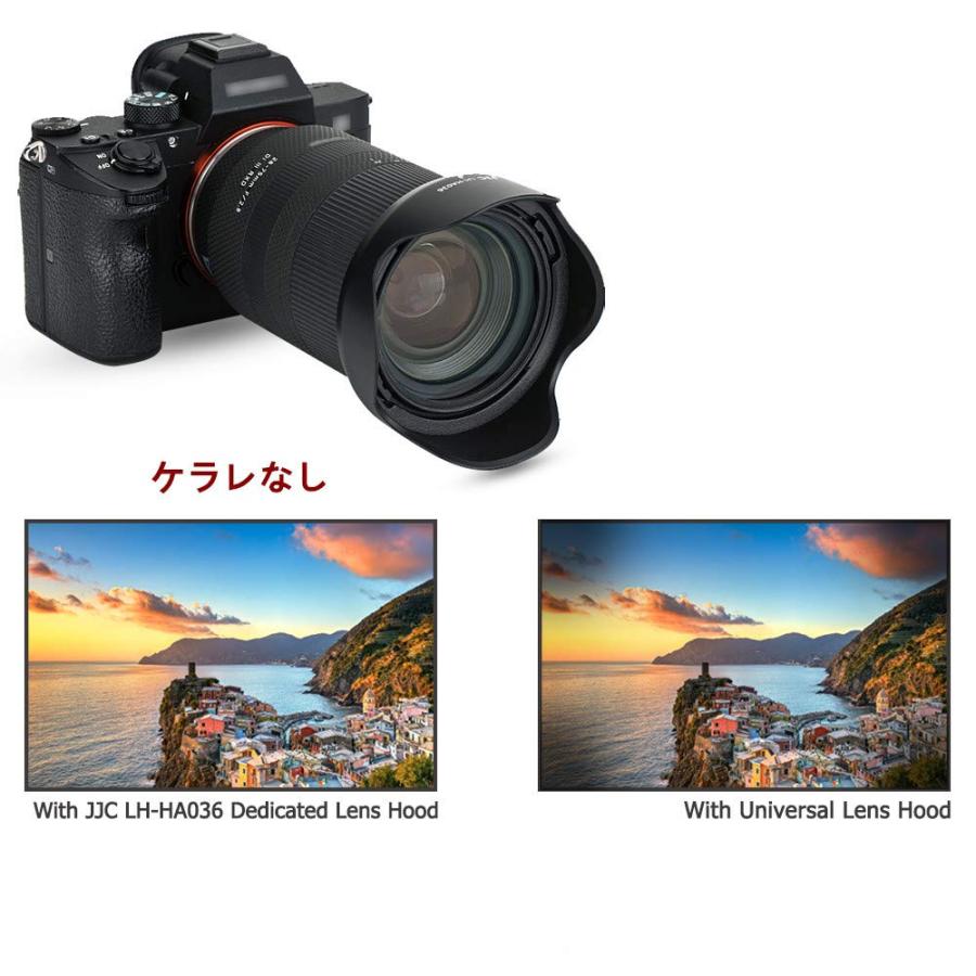 JJC 可逆式 レンズフード Tamron HA036 互換 Tamron 28-75mm F2.8 Di III RXD (型番: A036) /｜yokoyoko-shop｜06