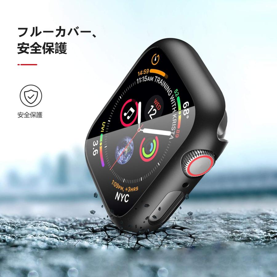 NIMASO ケース Apple Watch Series 6 / SE/Series 5 / Series4 対応 44mm 用 PC素材 強化ガ｜yokoyoko-shop｜02