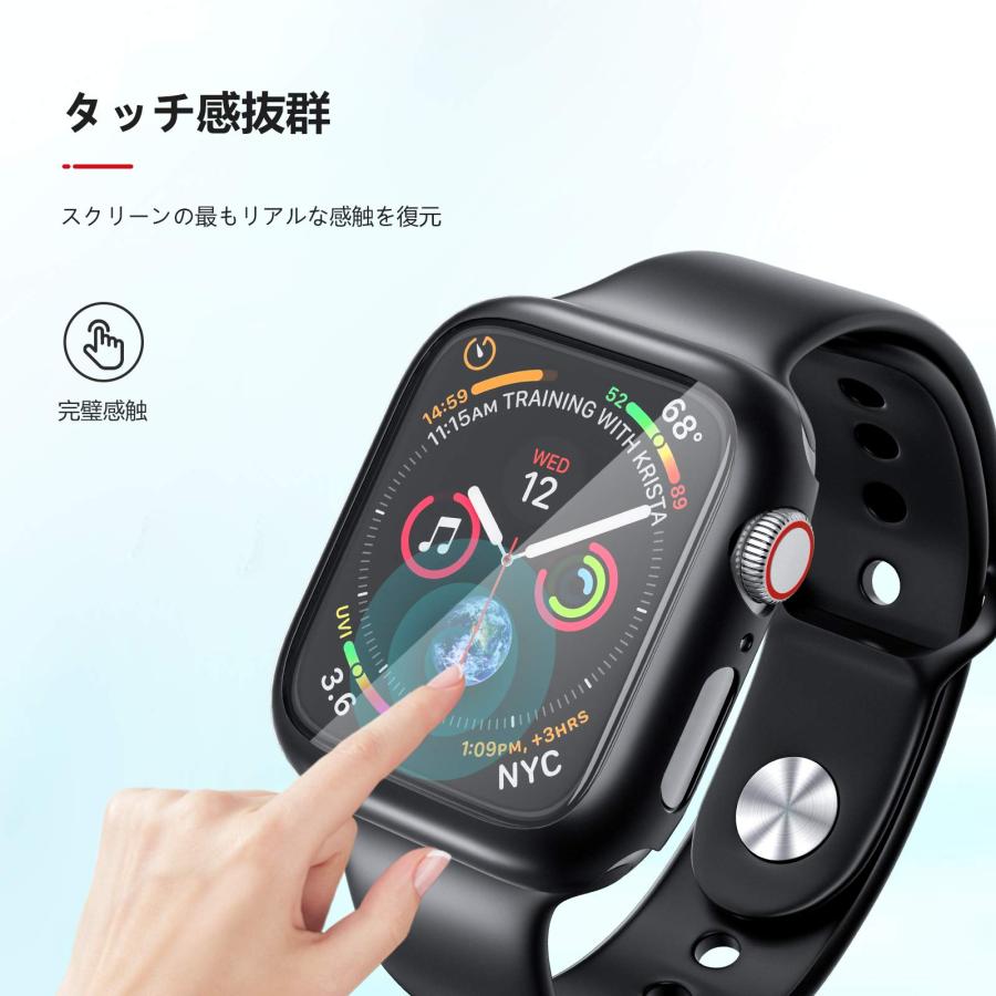 NIMASO ケース Apple Watch Series 6 / SE/Series 5 / Series4 対応 44mm 用 PC素材 強化ガ｜yokoyoko-shop｜04