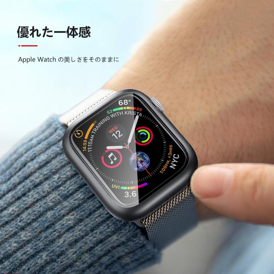NIMASO ケース Apple Watch Series 6 / SE/Series 5 / Series4 対応 44mm 用 PC素材 強化ガ｜yokoyoko-shop｜07