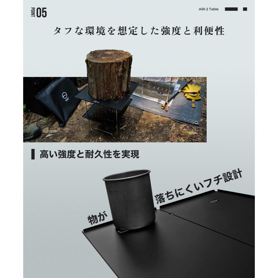 ZEN Camps Air-2 Table アウトドアテーブル 本体 ブラック ZEN Camps Air-2 Table アウトドアテーブル 本体 ブラック