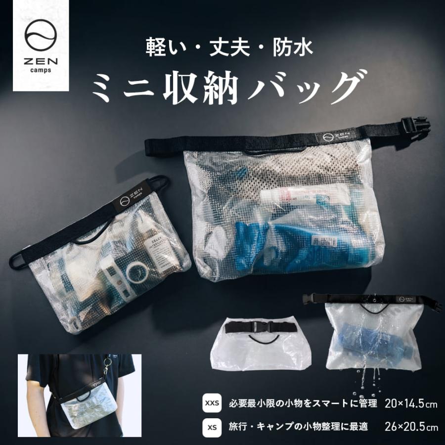 ZEN Camps キャンプ 水泳 ジム スポーツ ロールトップバッグ 1.6L 0.6L