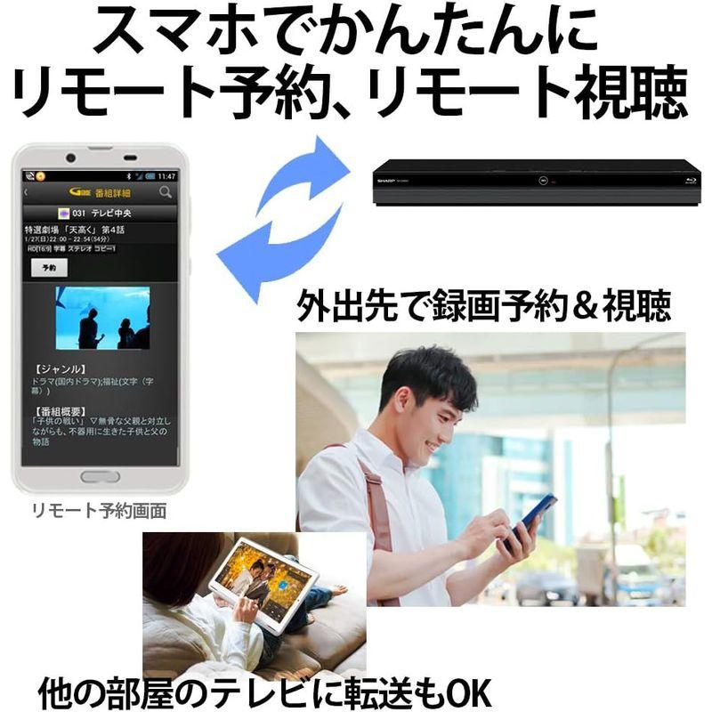 ［即日発送］ シャープ 2TB 3番組同時録画 4K ブルーレイレコーダー 4B-C20DT3 4K放送 W録画/長時間録画対応 【GMS9642769247】(35175円)