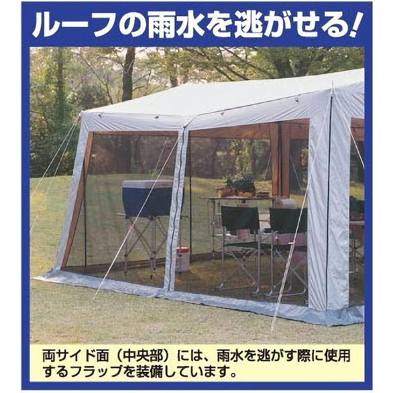 キャプテンスタッグ　テント タープ サンシェルター ラニーメッシュ [6人用] ラニーメッシュタープテント - アウトドア・キャンプ用品