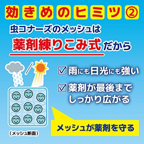 虫コナーズ 玄関用 366日 無臭 虫除け ネット 防虫剤 吊り下げ｜yolostore｜06