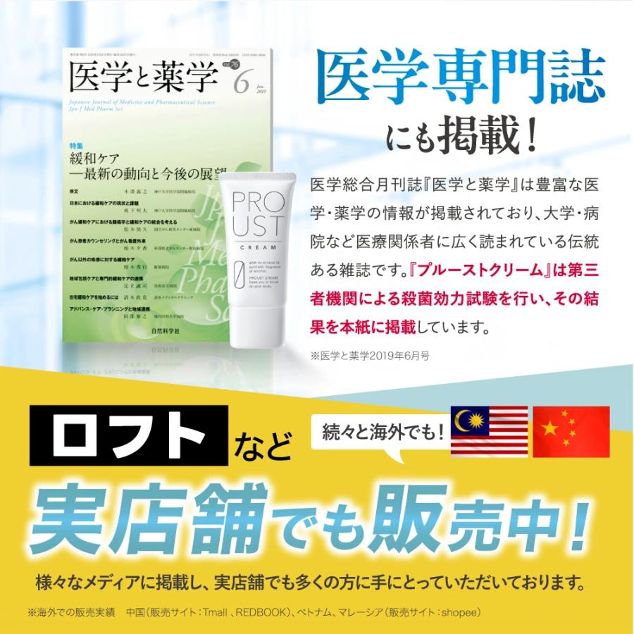 累計出荷本数200万本突破！】 プルーストクリーム 3本 公式 2024年国内