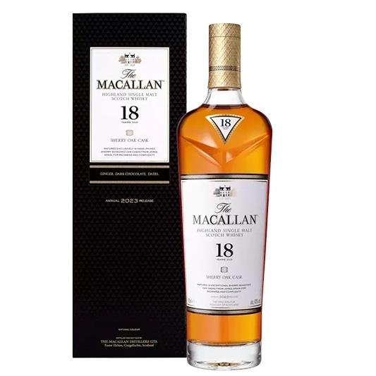 ザ マッカラン シェリーオーク 18年 箱付 700ml（おひとり様1本限定） | ザ・マッカラン