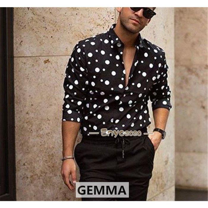 ドレスシャツ/ドット コットン&レーヨン 自作 一点物 エディスリマン