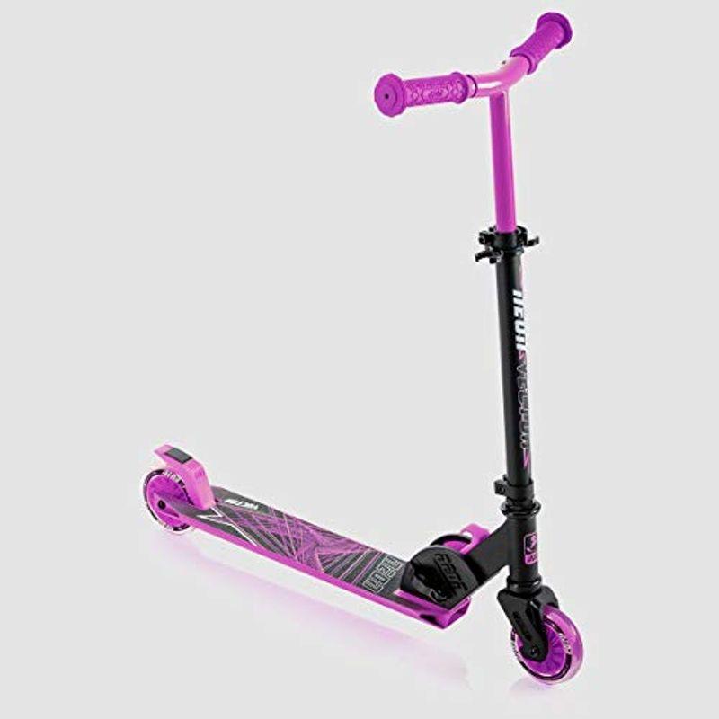 玄関先迄納品 Vector Neon Yvolution Pink キックスクーター 折り畳 Led光るタイヤ 幼児用 キッズ キックボード 2輪 子供 乗用玩具一般 X E Is