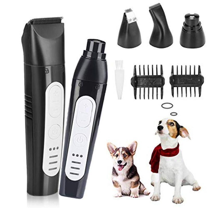 期間限定特価 Achort ペット用 バリカン 爪切り 2in1 犬 猫 うさぎ 足裏 耳裏 顔回り 肉球 全身用 電動 Usb式 静音 セルフ ３段階ス 内祝い Turningheadskennel Com