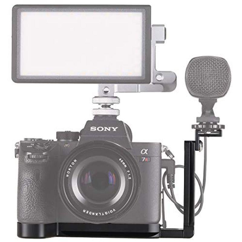 WEPOTO GP-A9Lカメラグリップメタルブラケットビデオパノラマ垂直a9/a7RM3?適用 ビデオカメラ