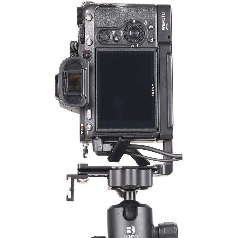 WEPOTO GP-A9Lカメラグリップメタルブラケットビデオパノラマ垂直a9/a7RM3?適用｜yomshoji｜03
