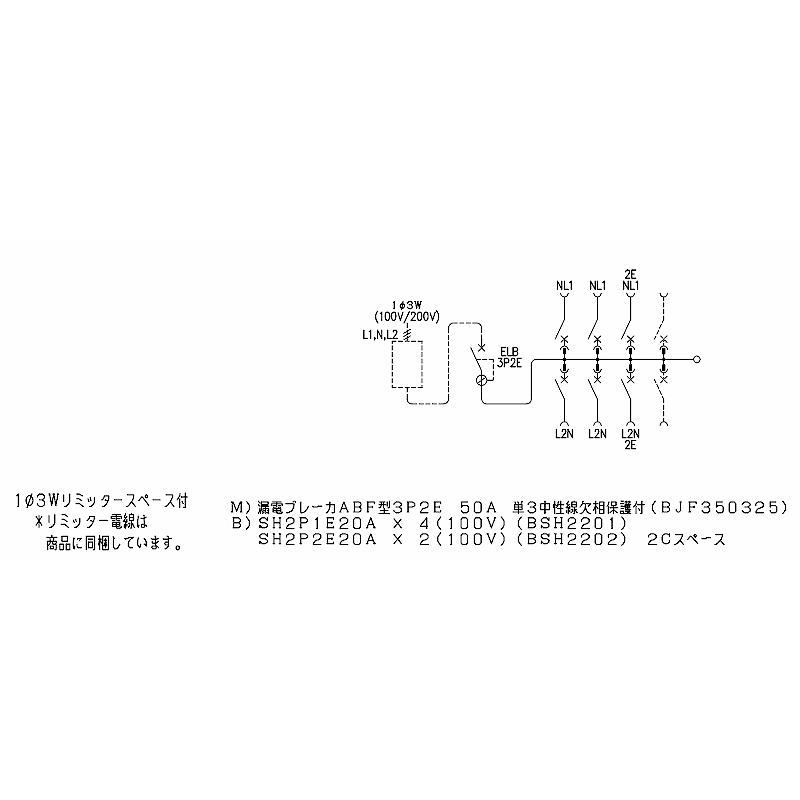 Panasonic（パナソニック） BQR3562：住宅用分電盤(露出・半埋込両用形