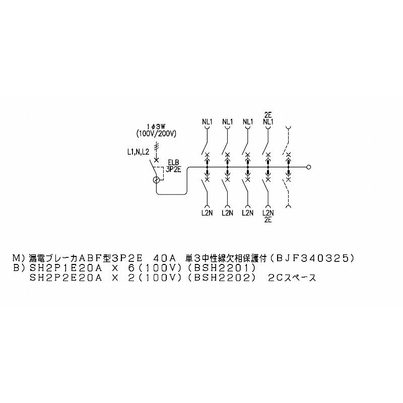Panasonic（パナソニック） BQR8482：住宅用分電盤(露出・半埋込両用形