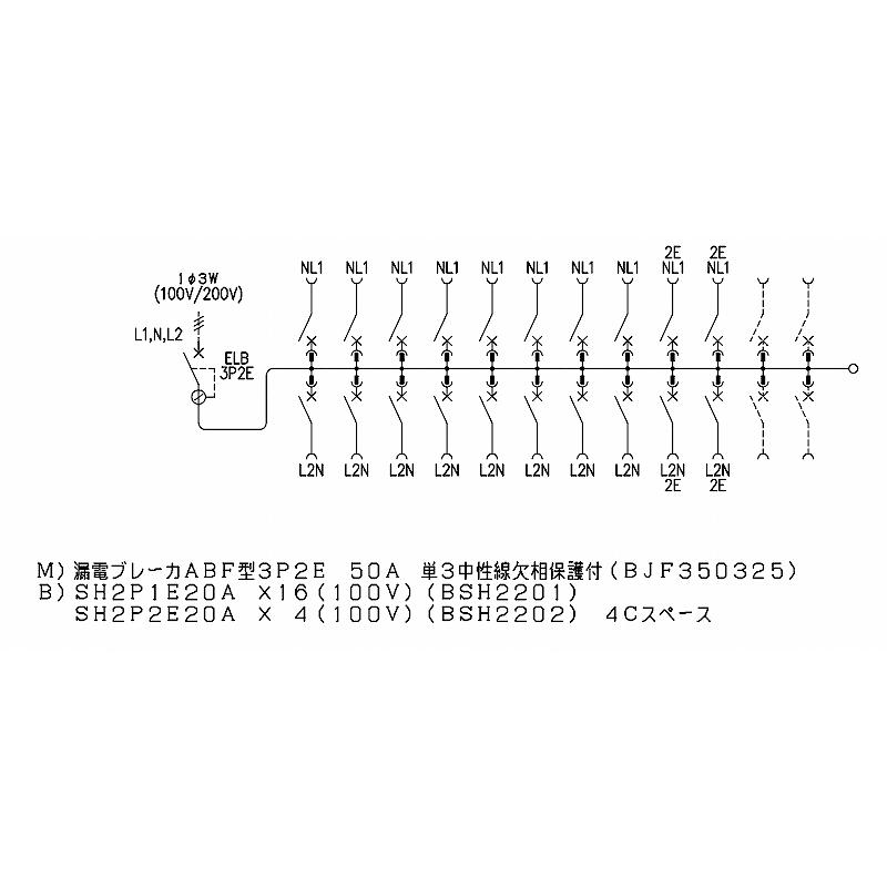 Panasonic BQR85204:住宅用分電盤(露出・半埋込両用形)(ドア付 Panasonic BQR85204:住宅用分電盤(露出・半埋込両用形)(ドア付