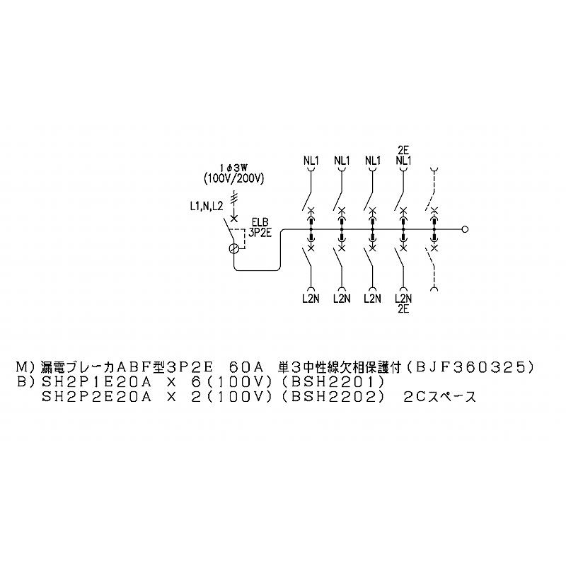 Panasonic（パナソニック） BQR8682：住宅用分電盤(露出・半埋込両用形