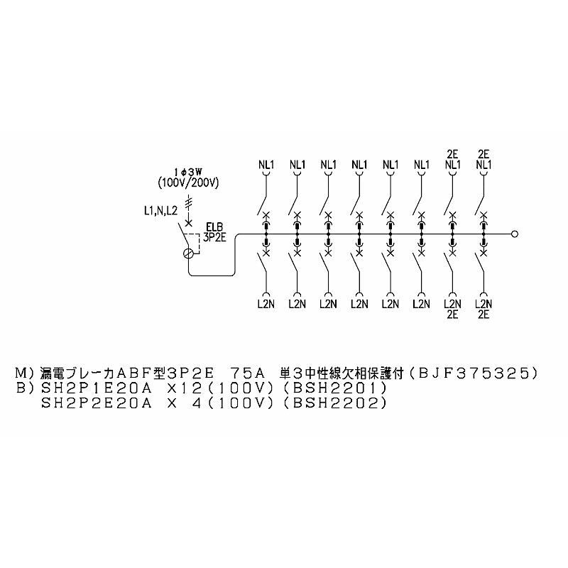 Panasonic（パナソニック） BQR8716：住宅用分電盤(露出・半埋込両用形