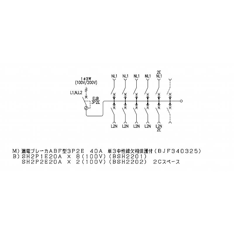 Panasonic（パナソニック） BQW84102：住宅用分電盤(露出・半埋込両用