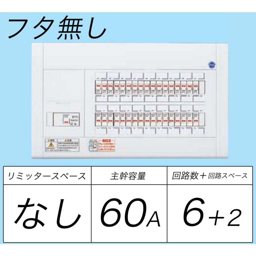 Panasonic（パナソニック） BQW8662：住宅用分電盤(露出・半埋込両用形