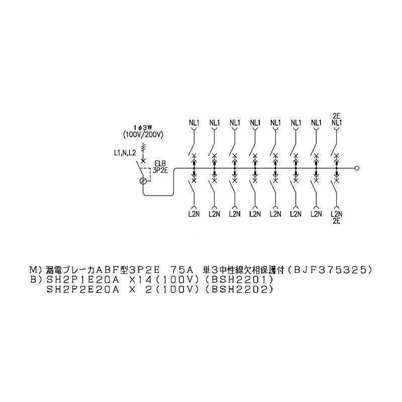Panasonic（パナソニック） BQW8716：住宅用分電盤(露出・半埋込両用形