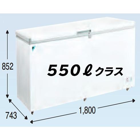 ※代引不可　ダイキン 業務用 冷凍ストッカー (業務用冷凍庫)550リットルクラス　LBFG5AS｜yonashin-home