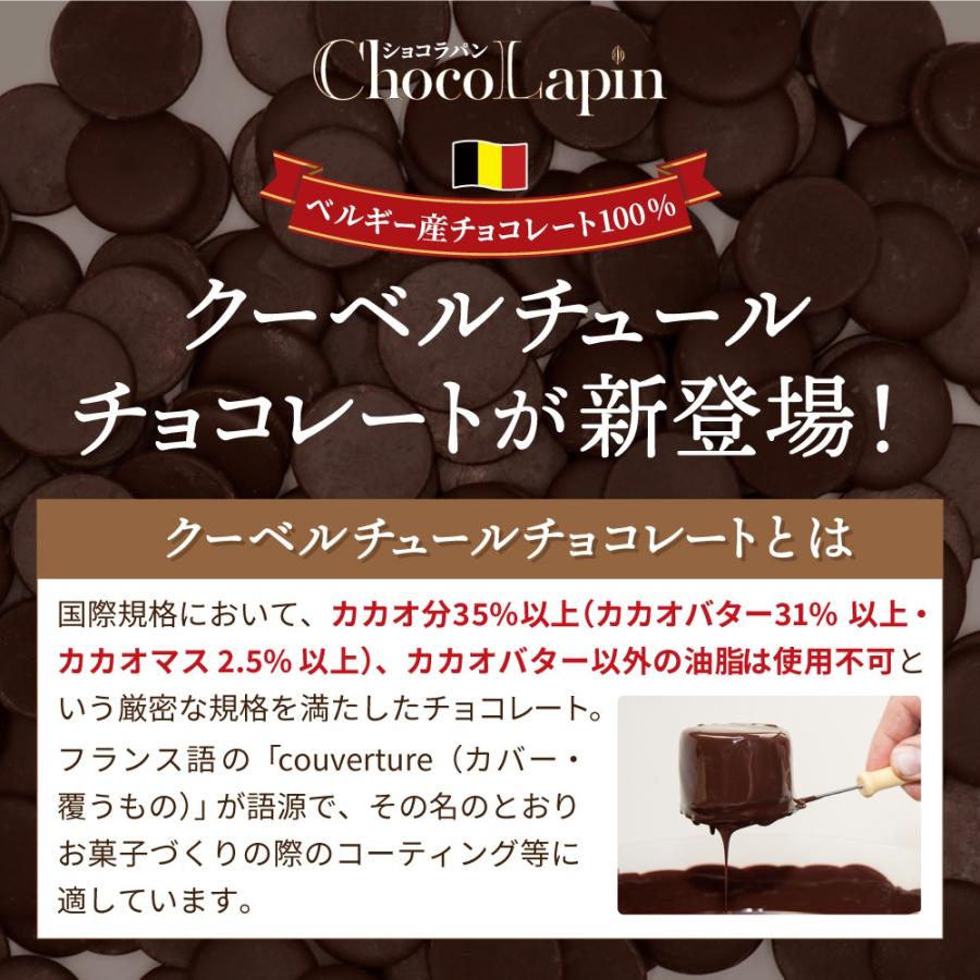 チョコレート ベルギー産 ハイカカオ カカオ 70%以上 ベルギーショコラパン ChocoLapin カカオ73 ビター 150g｜yonekichi｜02