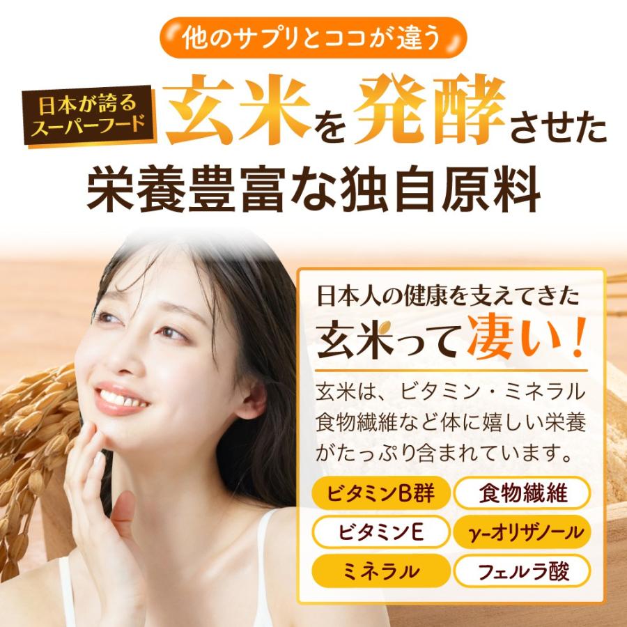 YONEKiCHi（ヨネキチ） 発酵玄米 エクオール＋ 亜鉛 ビタミンD GABA
