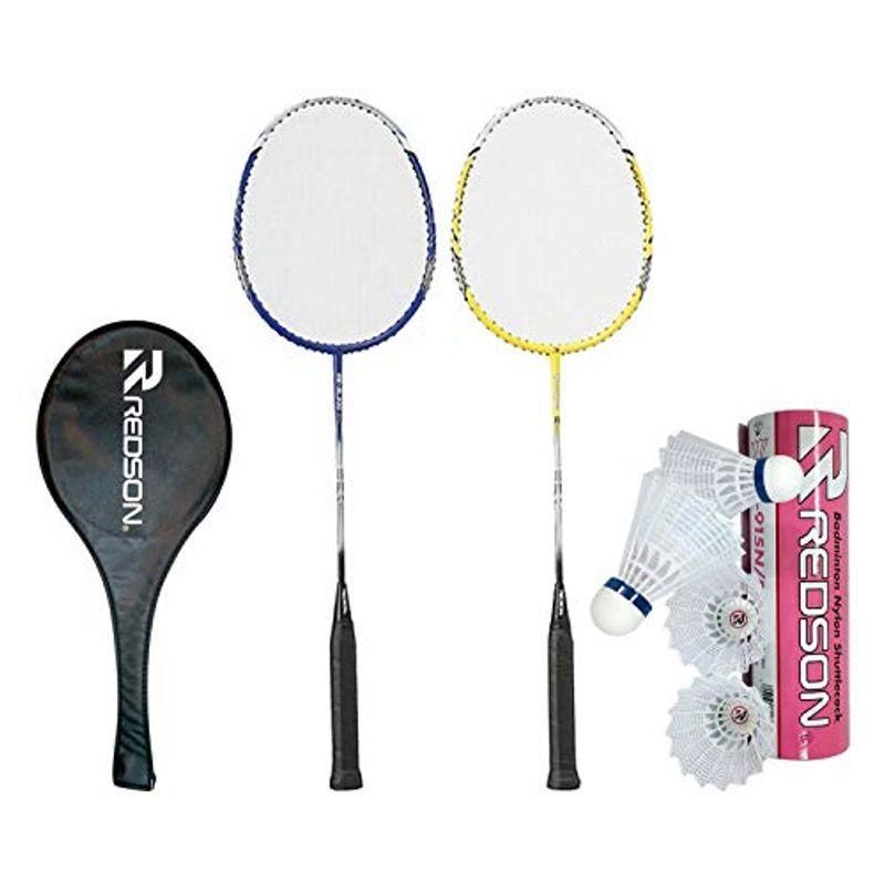 73 Off ガット張上げ済み 2本組レッドソン バドミントンラケット ナイロンシャトル6ヶ入りセット Rb Al300 2 遊び レジャー用 ケース Wantannas Go Id